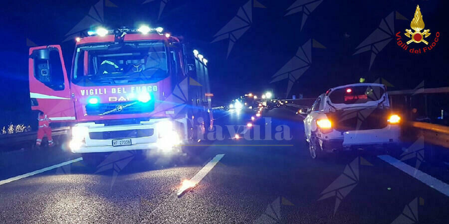 Percorre l’autostrada contromano e provoca un incidente. 7 persone ferite