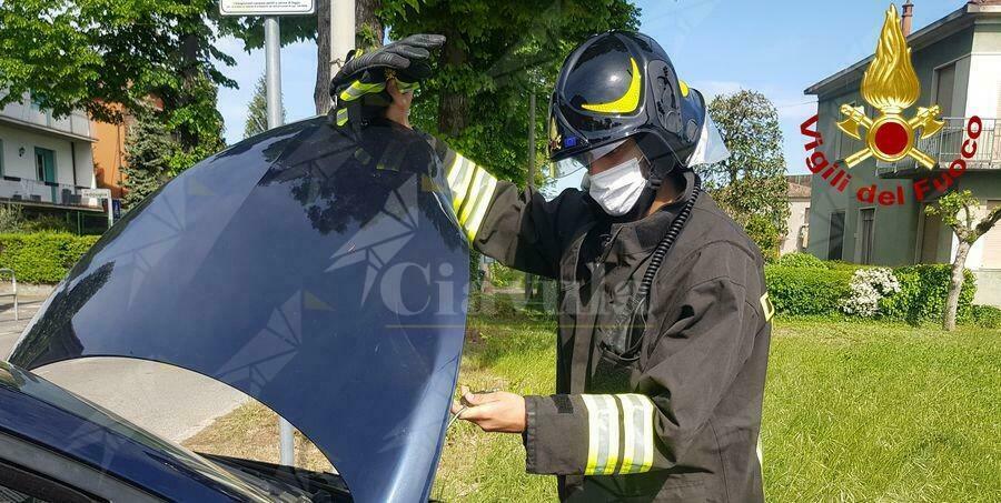 Incidente stradale tra due auto, un ferito