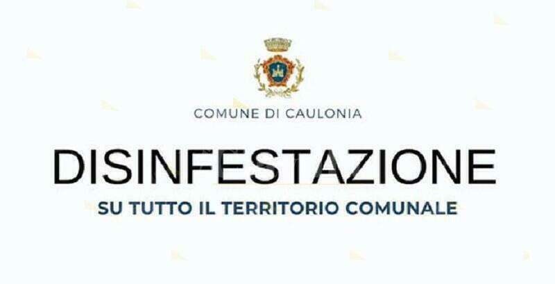 Questa sera a Caulonia verrà effettuata la disinfestazione