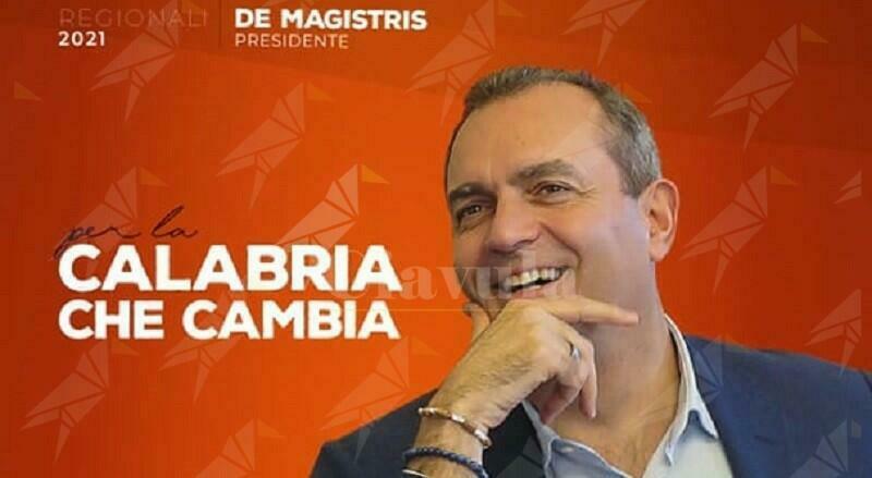 Al via la campagna elettorale di Luigi de Magistris, candidato alla presidenza della regione Calabria