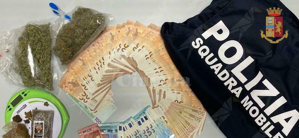 Trovato in possesso di mezzo kg di droga, arrestato