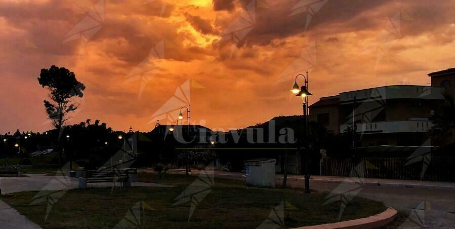 Tramonto suggestivo a Caulonia