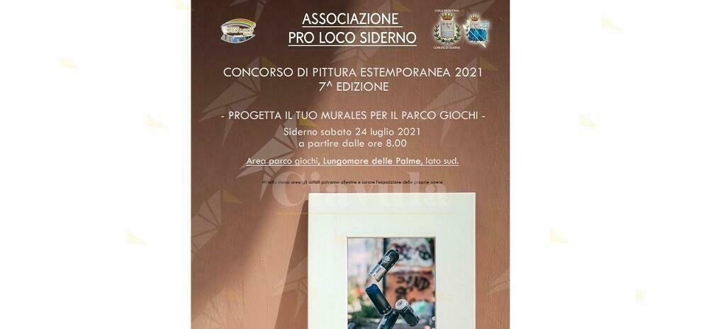 Si svolgerà a Siderno la 7° edizione del concorso di pittura estemporanea 2021