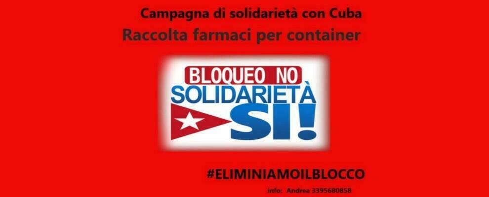 Raccolta fondi e medicinali per sostenere la popolazione di Cuba con l’iniziativa #Eliminiamoilblocco