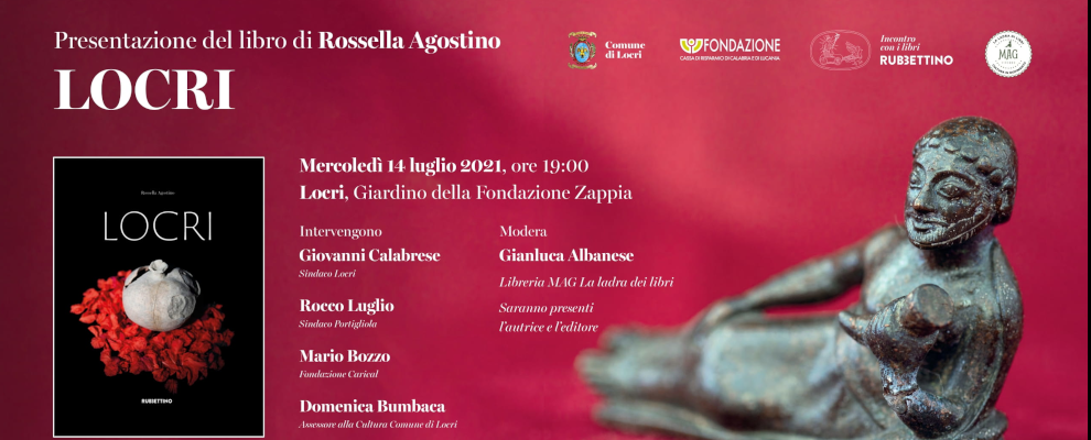Mercoledì alla fondazione Zappia di Locri verrà presentata l’opera dell’archeologa Rossella Agostino