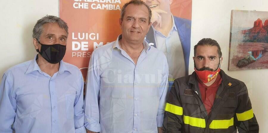 L’associazione Usb vigili del fuoco Calabria incontra Luigi De Magistris