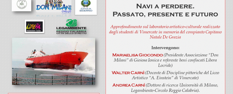 Siderno: dall’inchiesta del cauloniese Andrea Carnì sulle navi dei veleni ad un esperimento realizzato in una scuola milanese