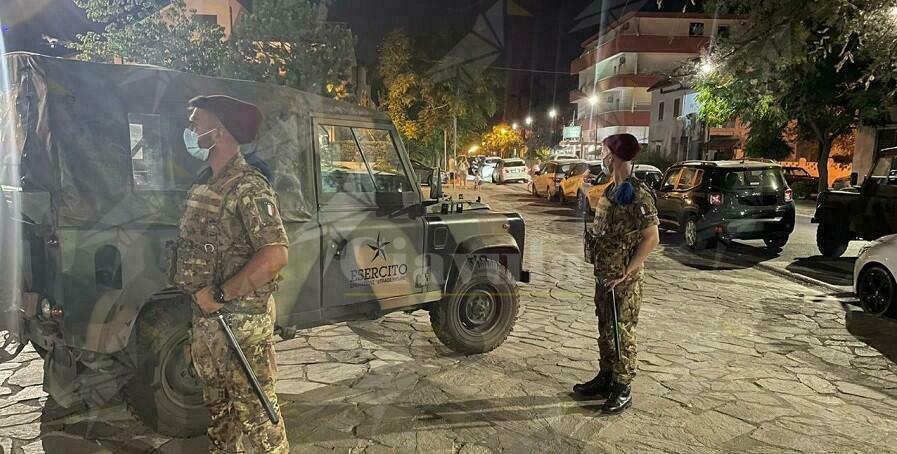 L’esercito intensifica i controlli nei comuni di Praia a Mare, Diamante, Sangineto Lido e Belvedere Marittimo