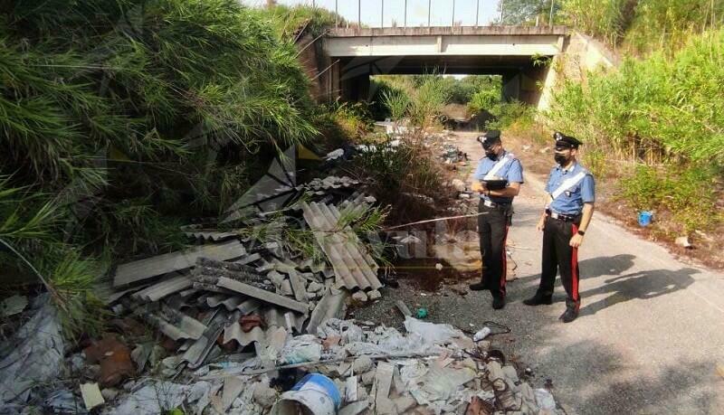 Rosarno, sequestrata discarica a cielo aperto