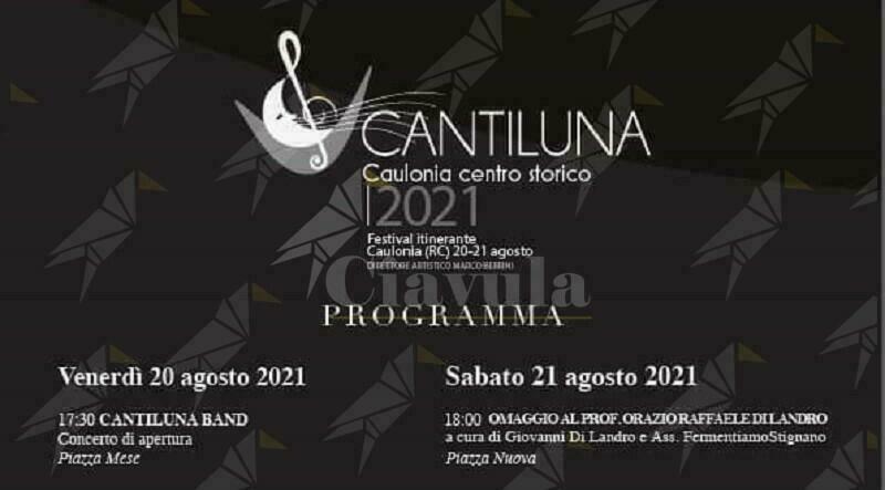 A Caulonia tutto pronto per il festival “CantiLuna”