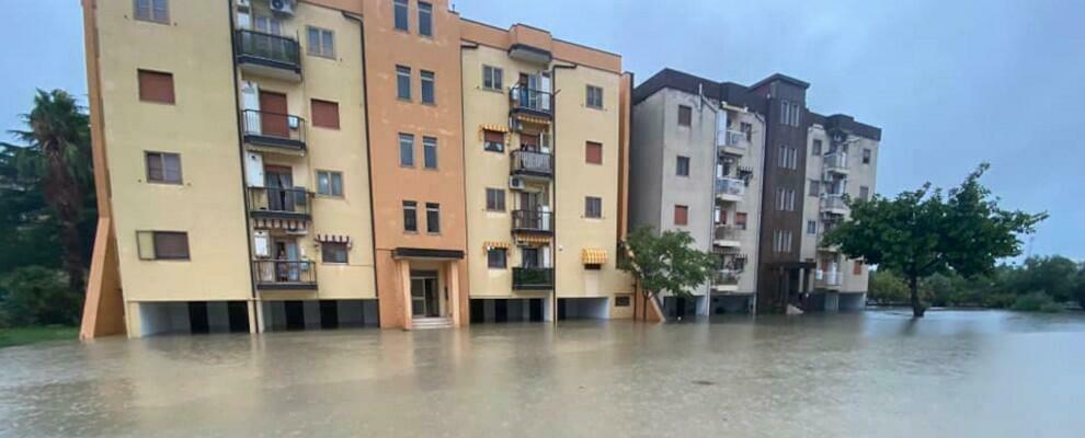 Forte temporale nel catanzarese provoca allagamenti