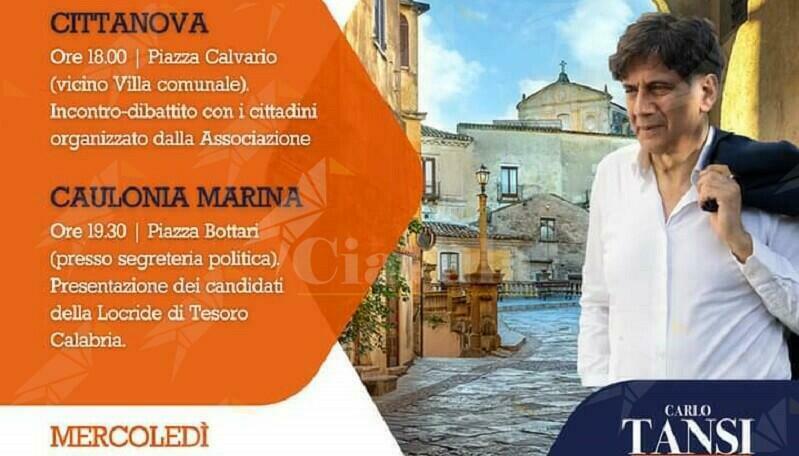 Stasera in piazza Bottari a Caulonia la presentazione della candidatura di Antonella Ierace con Tansi