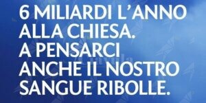 La chiesa costa ai contribuenti italiani 6,7 miliardi all’anno item-thumbnail