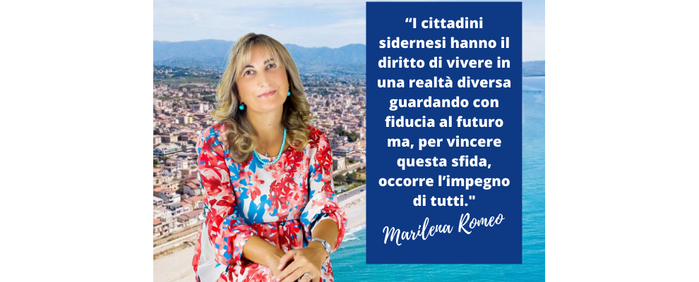 Ballottaggio, Marilena Romeo a sostegno di Barranca:  “Non possiamo perdere l’opportunità di ridare dignità a Siderno”