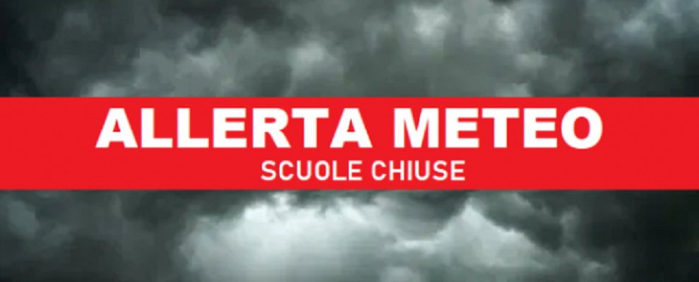 Allerta meteo, domani scuole chiuse a Catanzaro