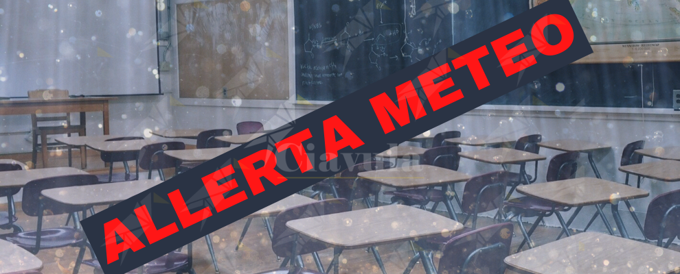 Allerta meteo, disposta la chiusura delle scuole anche a Siderno