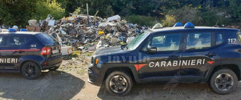 Sequestrata in Calabria una discarica abusiva, deferito 64enne