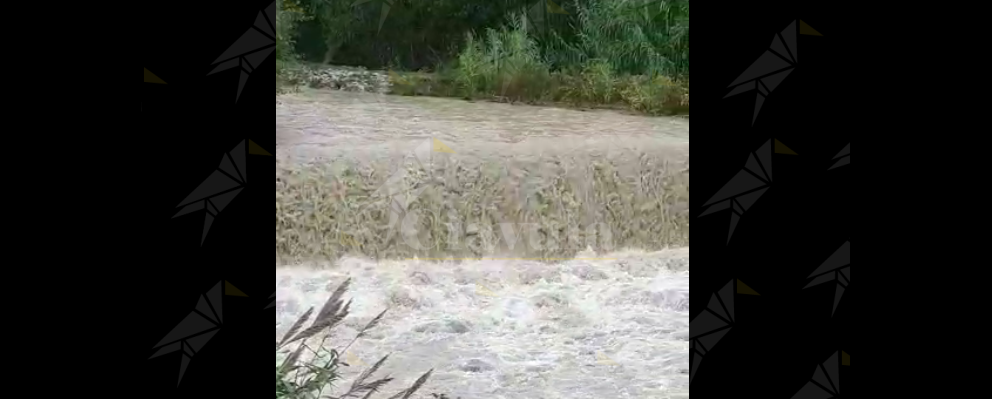 Caulonia: L’irruenza del torrente Allaro – video