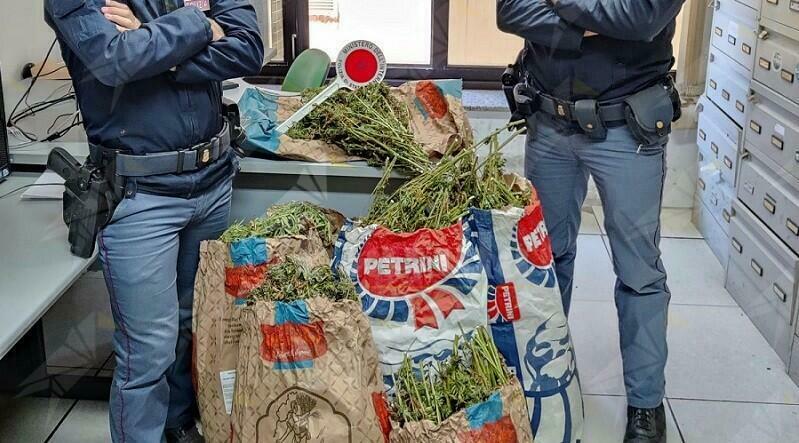 Trasportano 23 kg di marijuana, due persone in manette
