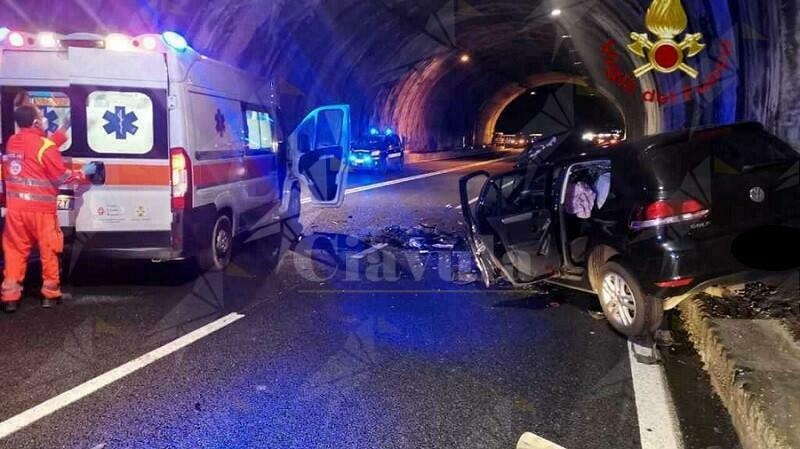 Mammola: Violento incidente stradale sulla SGC Jonio – Tirreno