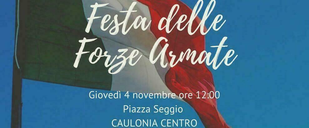 Anche a Caulonia si celebra la giornata dell’Unità Nazionale e delle Forze Armate