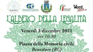 A Benestare cerscerà “l’Albero della legalità” item-thumbnail