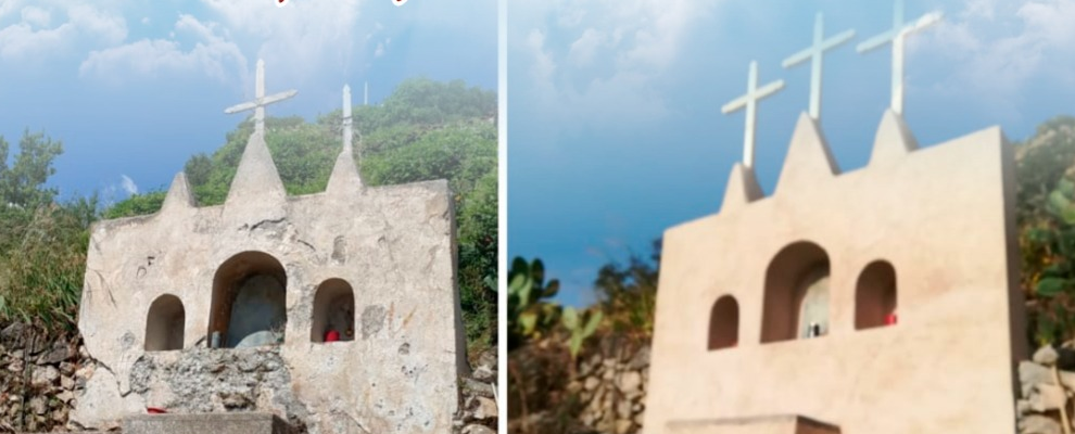 Restaurato il “Calvarietto” di Ursini di Caulonia