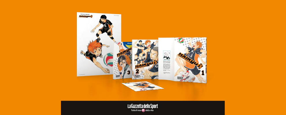 Il manga “Haikyu” in edicola grazie alla collaborazione tra Star Comics e Gazzetta dello Sport