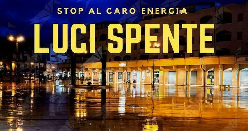 Stasera piazza Bottari al buio. Il comune di Caulonia contro i rincari dell’energia