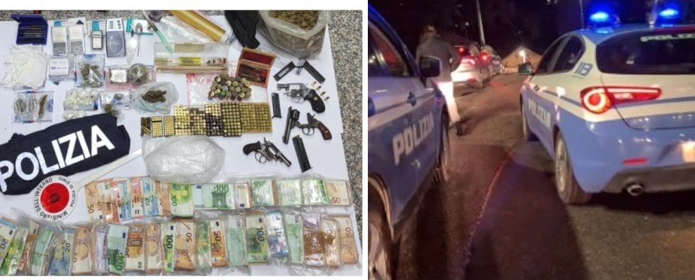 Arrestata nel Vibonese coppia in possesso di armi, droga e soldi