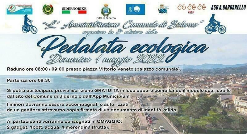 A Siderno si svolgerà la terza edizione della “Pedalata Ecologica”