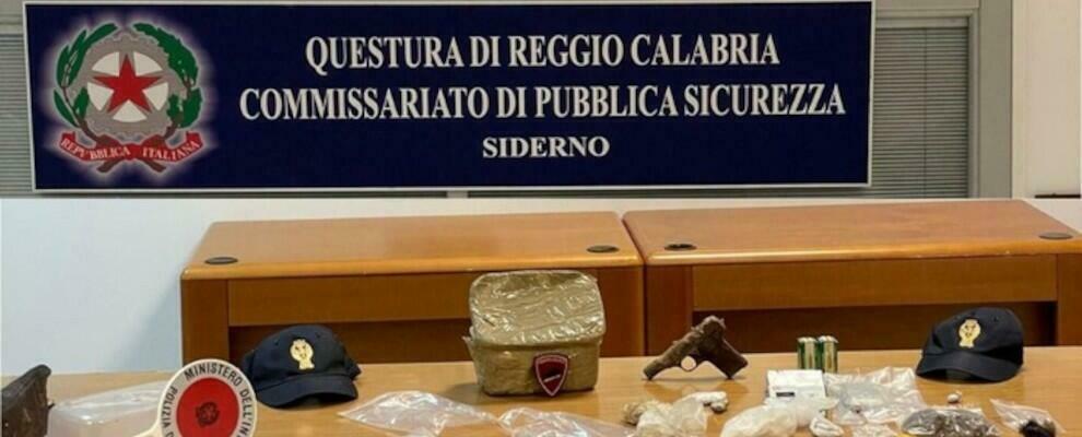 Armi e droga trovate a Gioiosa Ionica: indagini in corso