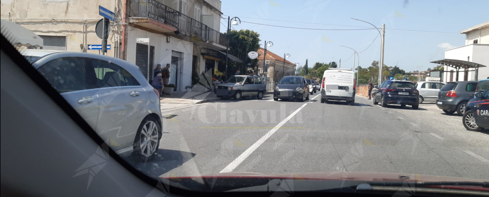 Incidente sulla statale 106 a Riace marina