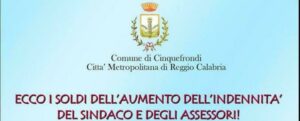 Conia: “I soldi dell’aumento dell’indennità del sindaco e degli assessori verranno utilizzati per la collettività” item-thumbnail