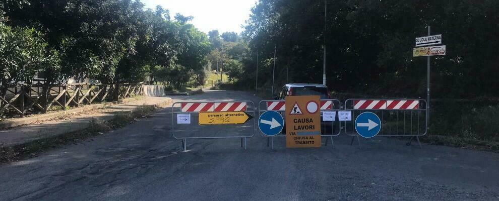 A Gioiosa Ionica sono in corso i lavori di messa in sicurezza della SP 122