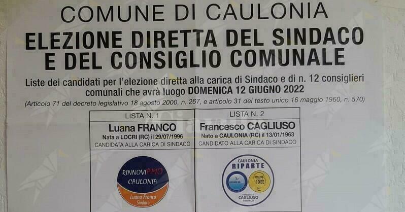Elezioni Caulonia, vantaggio iniziale per Cagliuso