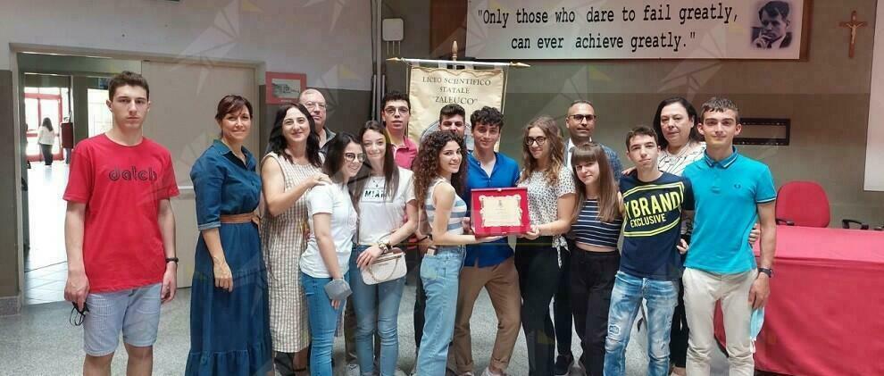 L’amministrazione comunale di Gerace premia i ragazzi del Liceo Scientifico “Zaleuco” di Locri