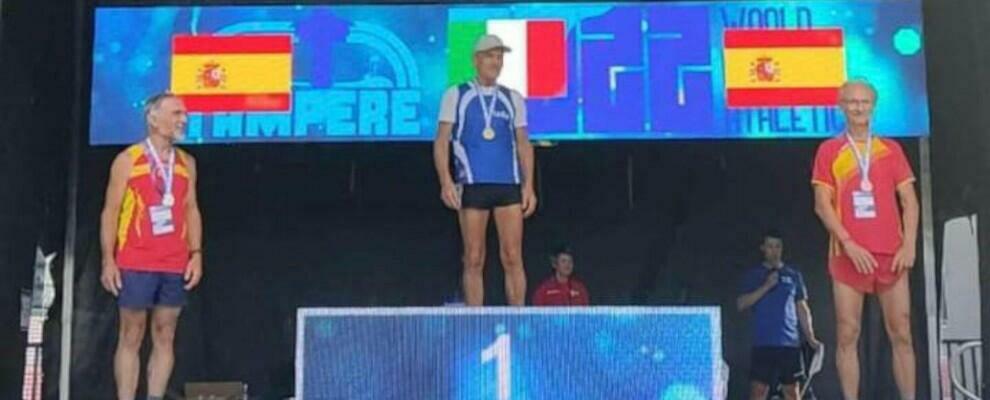 Atletica leggera: il calabrese Edoardo Alfieri campione mondiale over 65