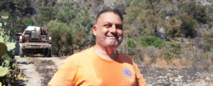 Foto del giorno: il volontario della protezione civile cauloniese Lorenzo Mazzà in prima linea contro gli incendi item-thumbnail