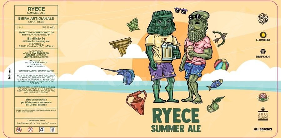 “RYECE”, la birra nata per celebrare il 50° anniversario dei Bronzi di Riace