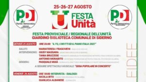 A Siderno ritorna la “Festa dell’Unità del Partito Democratico” item-thumbnail