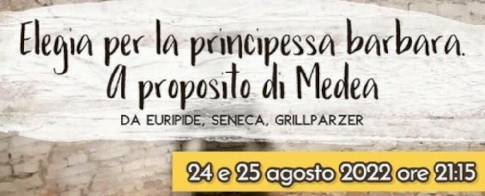 Il Festival del Teatro Classico di Portigliola ospita la prima nazionale di “Elegia per la principessa barbara”