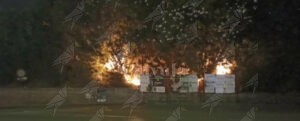 Incendio nei pressi del sottopasso di Caulonia marina – video item-thumbnail
