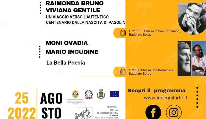 Questa sera al festival “Insegui l’Arte” di Badolato riflettori puntati su Moni Ovadia