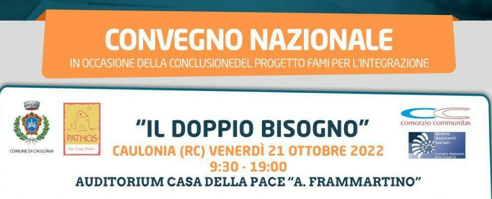 Ieri a Caulonia si è svolto il convegno nazionale “Il doppio bisogno”