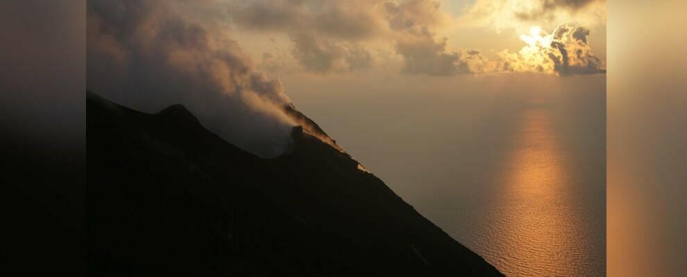 Stromboli, ritorna l’allerta gialla per il vulcano