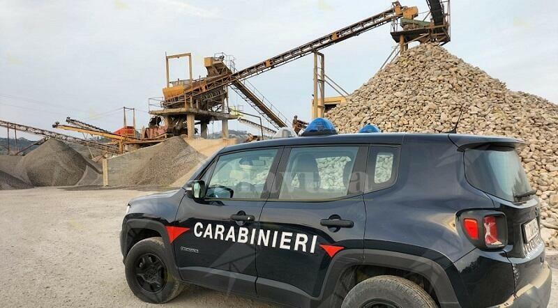 Ruba materiali inerti, arrestato operaio calabrese