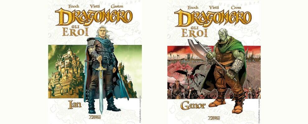 Dal 2 dicembre in libreria e fumetteria le avventure incentrate sugli eroi di DRAGONERO Ian & Gmor