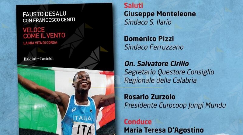 A Sant’Ilario dello Ionio arriva il campione olimpionico Fausto Desalu