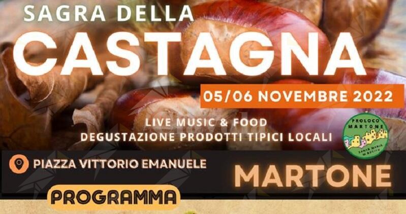 A Martone appuntamento con la sagra delle castagne